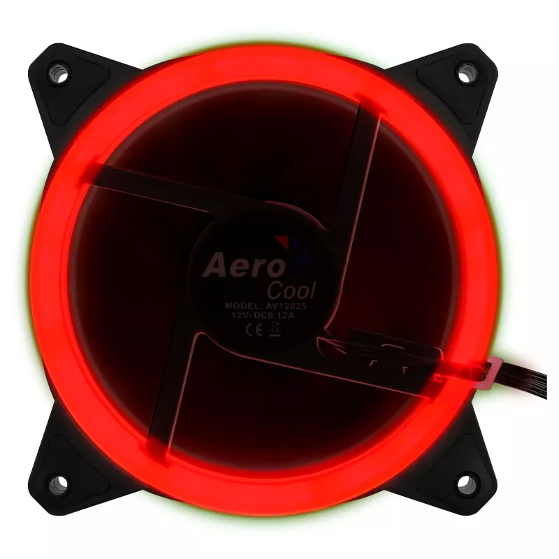Aerocool Rev RGB Datordatora ventilators 12 cm Melns