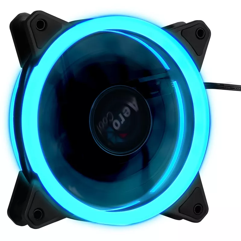 Aerocool Rev RGB Datordatora ventilators 12 cm Melns