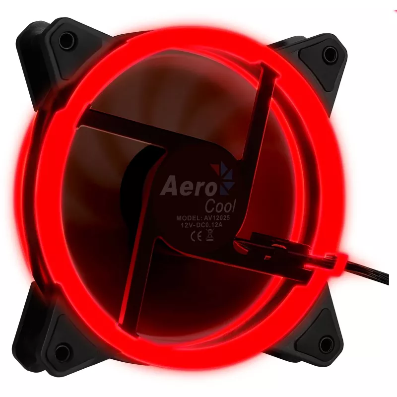 Aerocool Rev RGB Datordatora ventilators 12 cm Melns