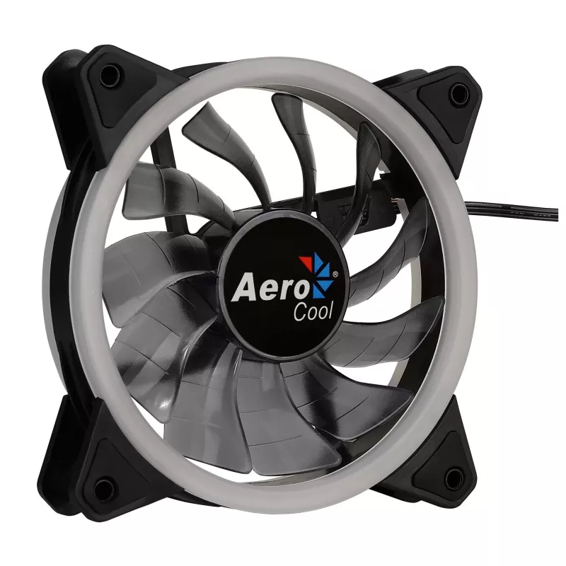 Aerocool Rev RGB Datordatora ventilators 12 cm Melns