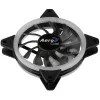 Aerocool Rev RGB Datordatora ventilators 12 cm Melns