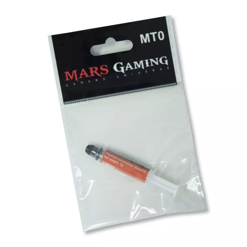 Mars Gaming MT0 PC termopasta 1 g 6 W temperatūra 30-280° maksimāla drošība