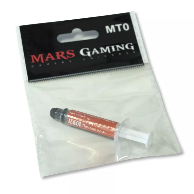 Mars Gaming MT0 PC termopasta 1 g 6 W temperatūra 30-280° maksimāla drošība