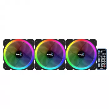 Aerocool Orbit RC datora korpusa ventilators 12 cm melns