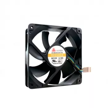 Ventilators QNAP FAN-12CM-T01 120 mm 12 V 1850 RPM melns — datora dzesēšanas ventilators