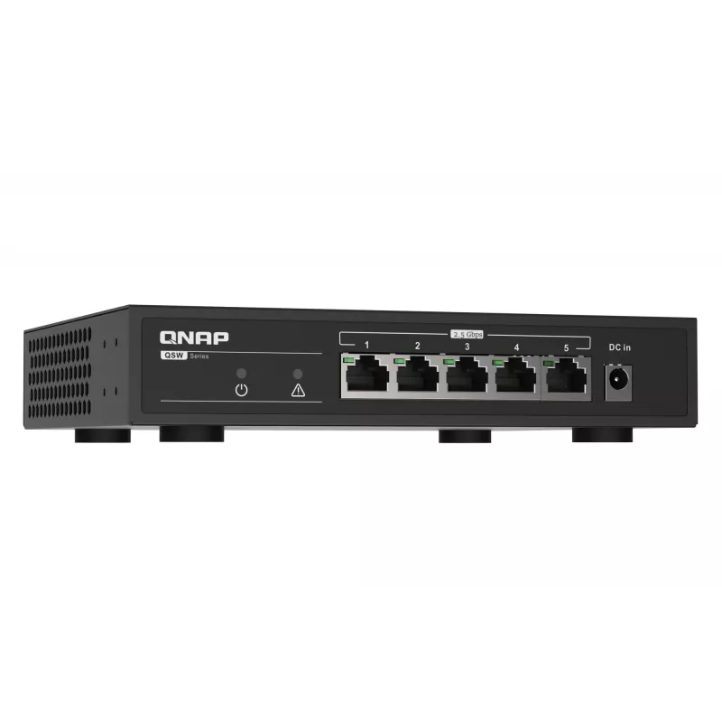 QNAP QSW-1105-5T 5 portu neapkalpojams komutators, 5x 2.5GbE