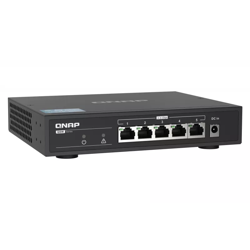 QNAP QSW-1105-5T 5 portu neapkalpojams komutators, 5x 2.5GbE