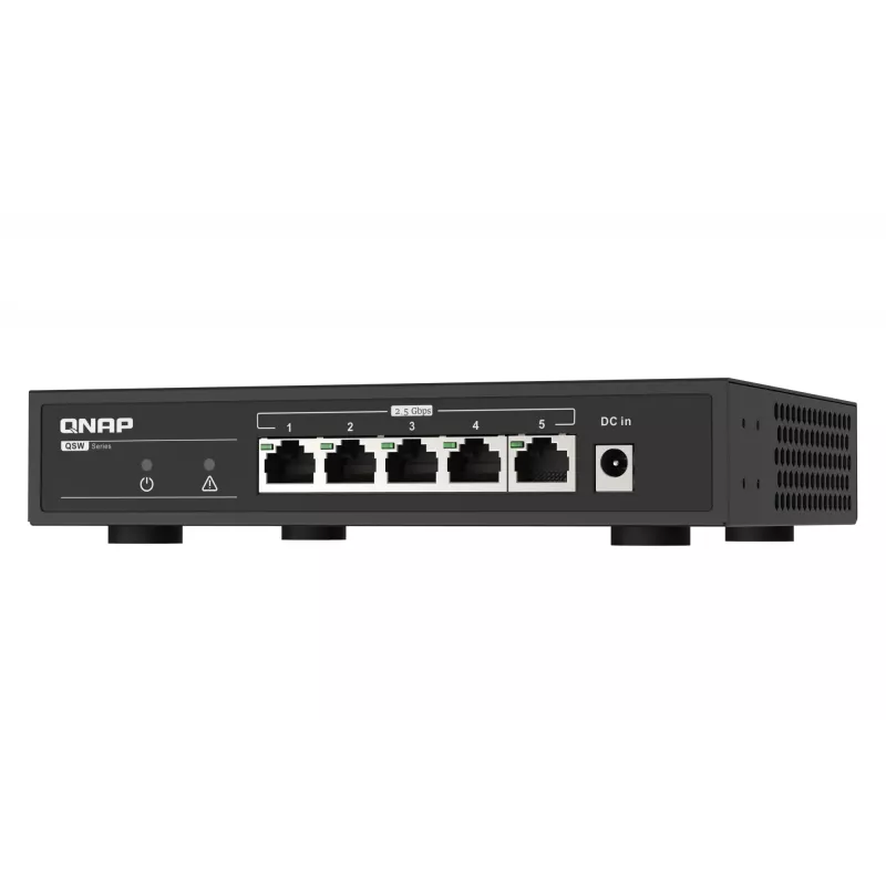 QNAP QSW-1105-5T 5 portu neapkalpojams komutators, 5x 2.5GbE