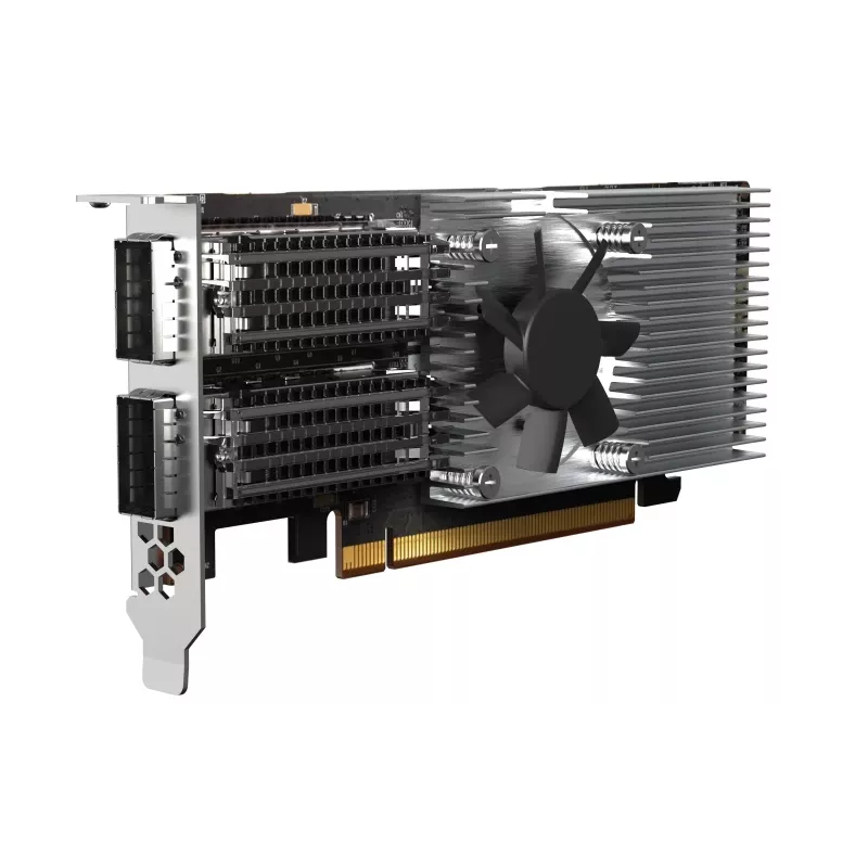 QNAP QXG-100G2SF-E810 tīkla karte Iekšējs Optiskā šķiedra 100000 Mbit/s