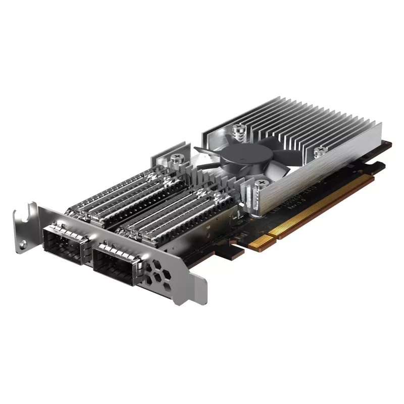 QNAP QXG-100G2SF-E810 tīkla karte Iekšējs Optiskā šķiedra 100000 Mbit/s
