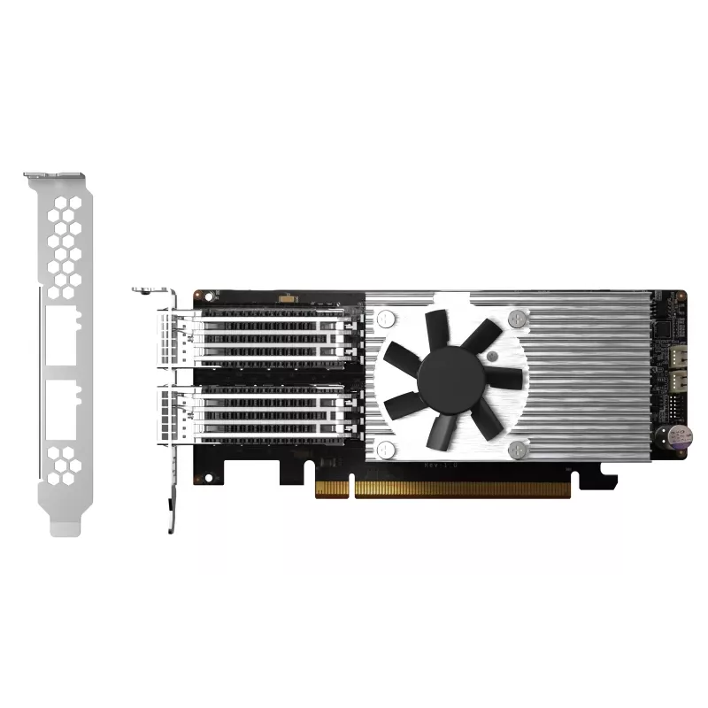 QNAP QXG-100G2SF-E810 tīkla karte Iekšējs Optiskā šķiedra 100000 Mbit/s