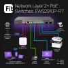 Pārvaldāmais komutators EnGenius FitSwitch 8 PoE 8x Gigabit Ethernet porti
