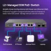 Pārvaldāmais komutators EnGenius FitSwitch 8 PoE 8x Gigabit Ethernet porti