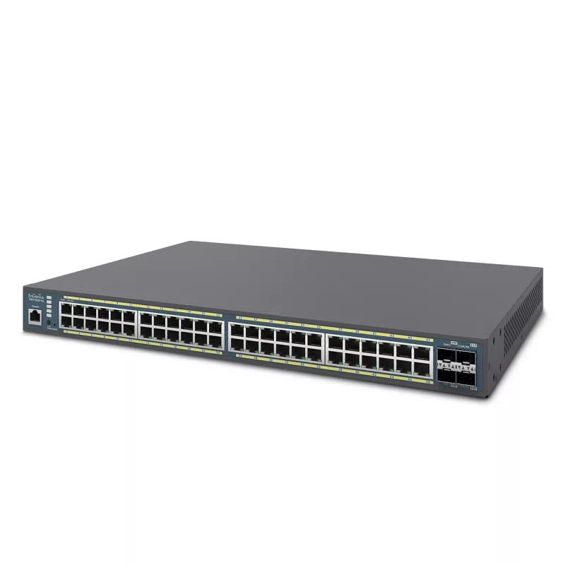Vadāmais komutators EnGenius FitSwitch 48 PoE 48 porti Gigabit Ethernet