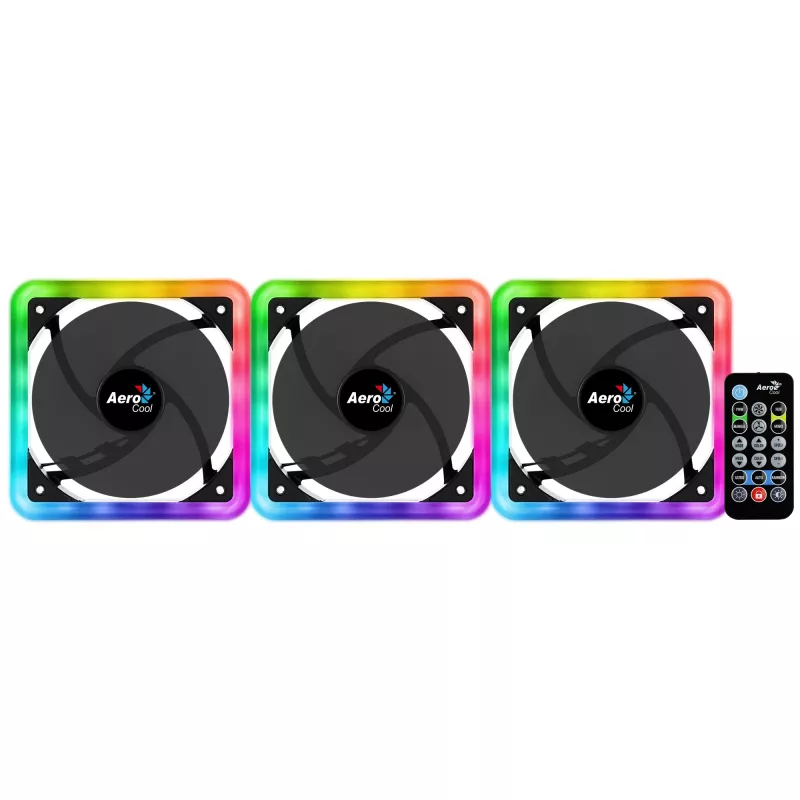 Aerocool Edge 14 Pro datora korpusa ventilators 14 cm melns