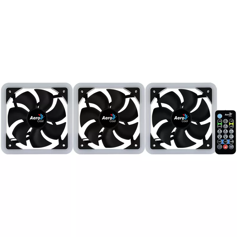 Aerocool Edge 14 Pro datora korpusa ventilators 14 cm melns