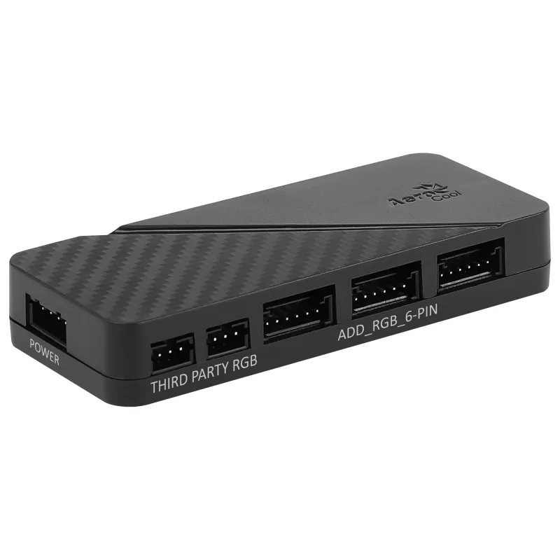 Aerocool Edge 14 Pro datora korpusa ventilators 14 cm melns