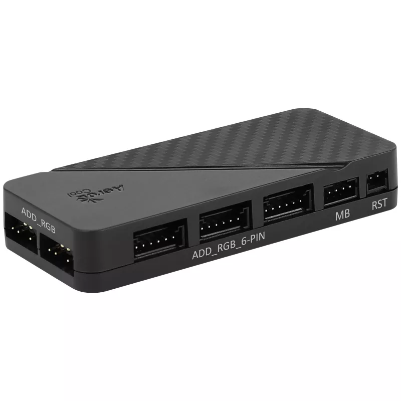 Aerocool Edge 14 Pro datora korpusa ventilators 14 cm melns