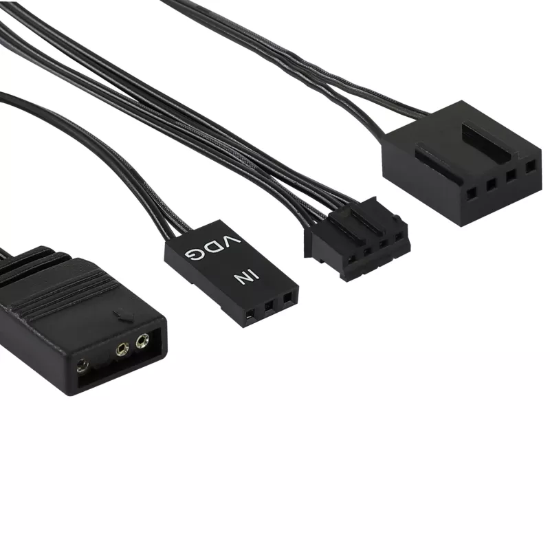 Aerocool Edge 14 Pro datora korpusa ventilators 14 cm melns
