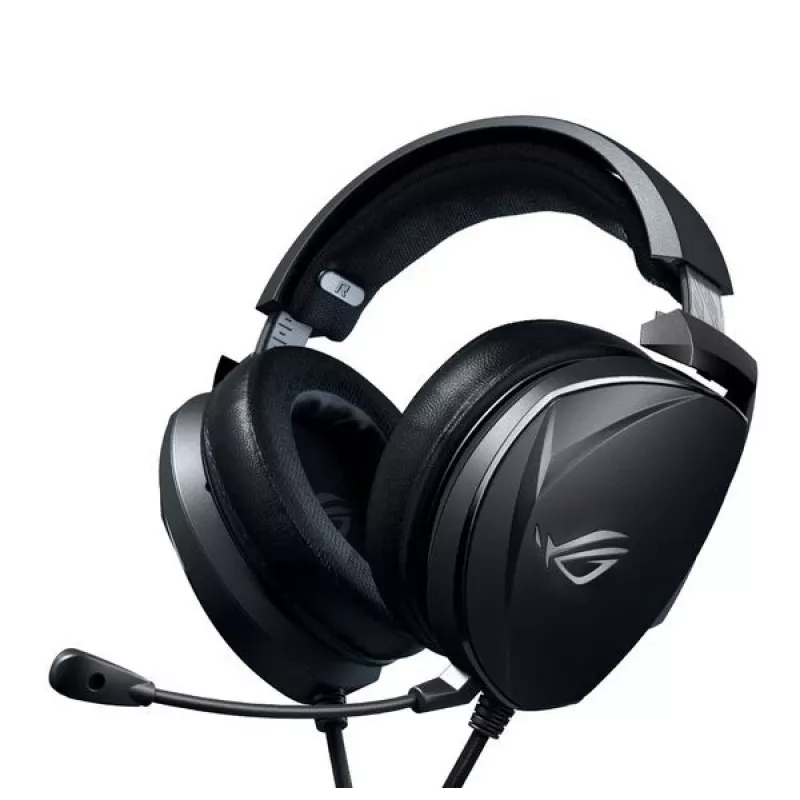 ASUS ROG Theta Electret austiņas ar vadu, galvas lentes tipa, spēlēm, melnas