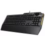 ASUS TUF Gaming K1 tastatūra USB melna pilnizmēra RGB LED