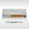 Zyxel MG-105 Nepārvaldāms 2.5G Ethernet (100/1000/2500) tērauda