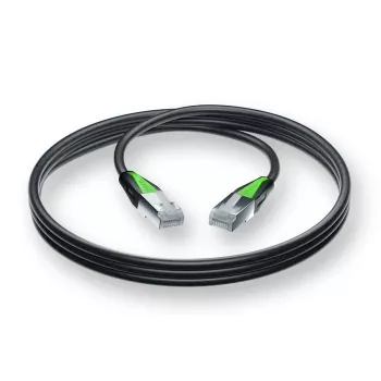 Tīkla kabelis Zyxel ACCESSORY-ZZ0110F Cat6a, RJ-45 uz RJ-45, 1 m, melns