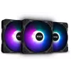 MSI MAX F12A-3 120mm ARGB ventilatoru komplekts - korpusa piederums '3x 120mm ARGB PWM ventilatori, 600-1500 RPM, Mystic Lighting Sync'