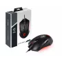 MSI CLUTCH GM08 optiskā spēļu pele '4200 DPI optiskais sensors, 6 programmējamas pogas, simetrisks dizains, izturīgs slēdzis ar vairāk nekā 10 miljoniem klikšķu, regulējams svars, sarkana LED'