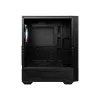 MSI MAG FORGE 111R Mid Tower spēļu datora korpuss 'Melns, 1x 120 mm ARGB PWM ventilators, 1-6 ARGB centrmezgls, Mystic Light Sync, rūdīta stikla panelis, ATX, mATX, mini-ITX'