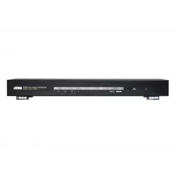 ATEN 4-portu HDMI CAT5e/6 sadalītājs pa vienu Cat kabeli / 4K / RS232 / HDBaseT