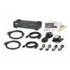 ATEN 2-Port USB 3.1 Gen 1 4K DisplayPort 1.2 KVMP™ komutators ar audio (iekļauti KVM kabeļi)