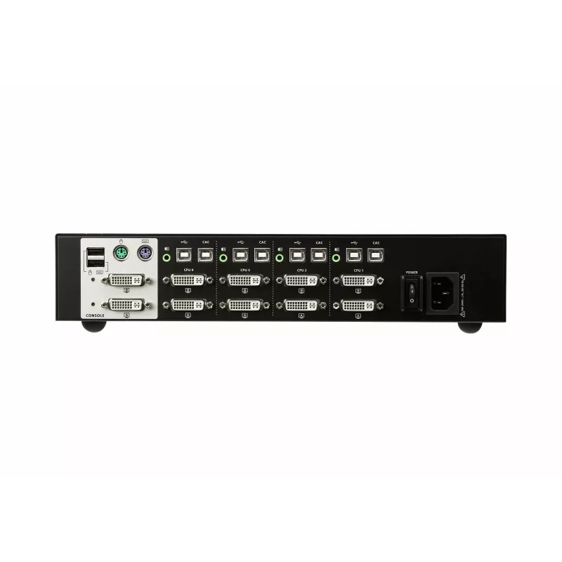 ATEN 4-portu USB DVI Dual Display drošais KVM