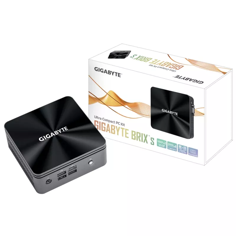GIGABYTE GB-BRi5H-10210(E) UCFF Melns i5-10210U 1.6 GHz