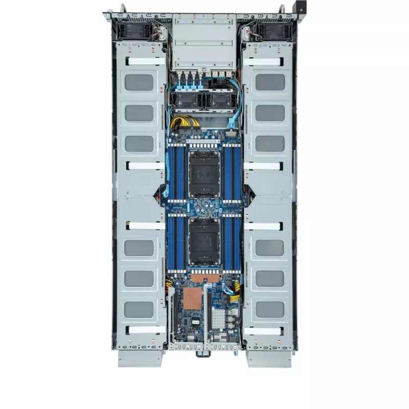 Datora korpuss Gigabyte G293-Z20 Rack Server 2U Melns
