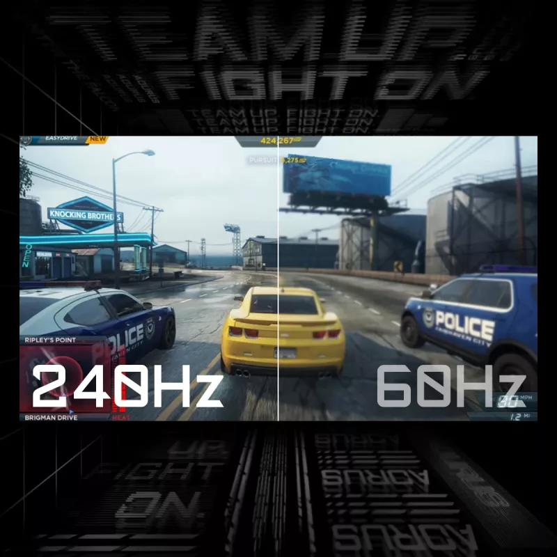 GIGABYTE GS27Q X 27 collu QHD spēļu monitors - 2560 x 1440, 240Hz, 1ms, 250 cd/m², FreeSync Premium Pro, HDR Ready, HDMI 2.0, DisplayPort 1.4