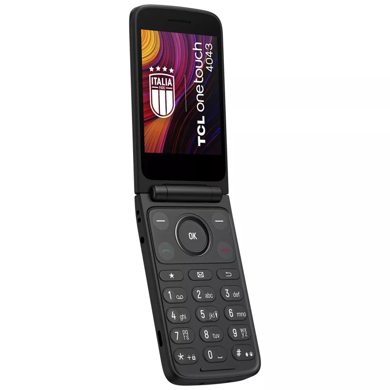 TCL OneTouch 4043 8.13 cm (3.2 collu) 130.6 g pelēks vienkāršais tālrunis