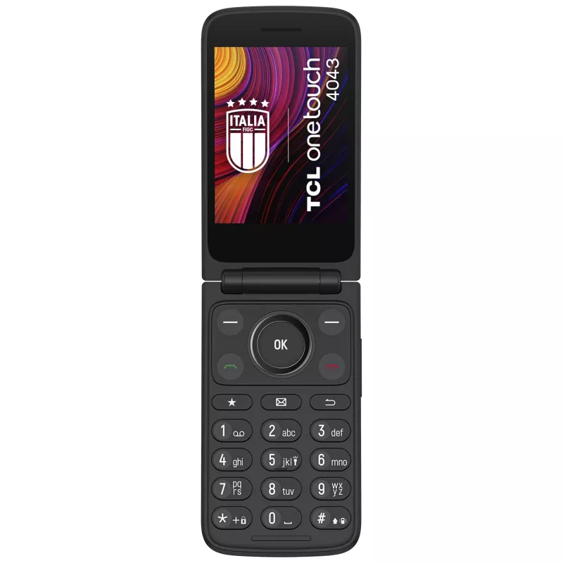 TCL OneTouch 4043 8.13 cm (3.2 collu) 130.6 g pelēks vienkāršais tālrunis