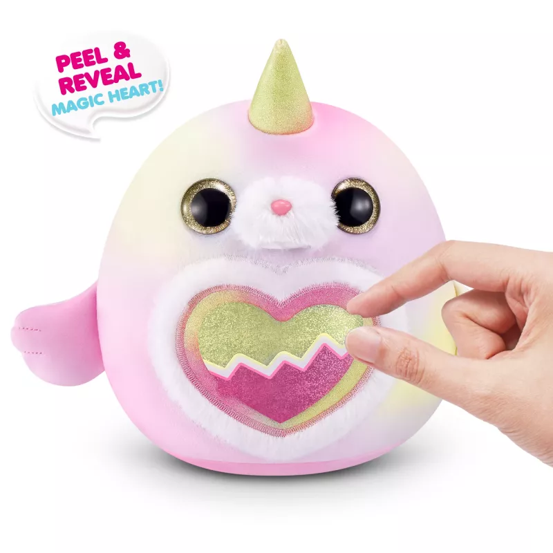 Plīša rotaļlieta Zuru Rainbocorns Eggzania Frozen Mania — dzīvnieku plīša figūriņa, daudzkrāsains, piemērots bērniem no 3 gadu vecuma
