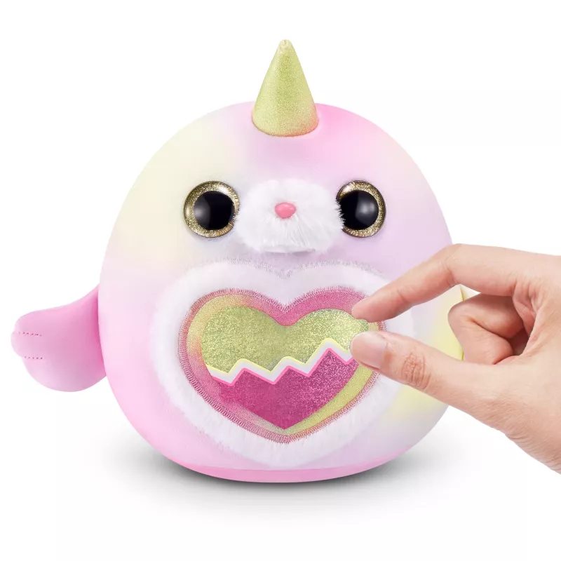 Plīša rotaļlieta Zuru Rainbocorns Eggzania Frozen Mania — dzīvnieku plīša figūriņa, daudzkrāsains, piemērots bērniem no 3 gadu vecuma