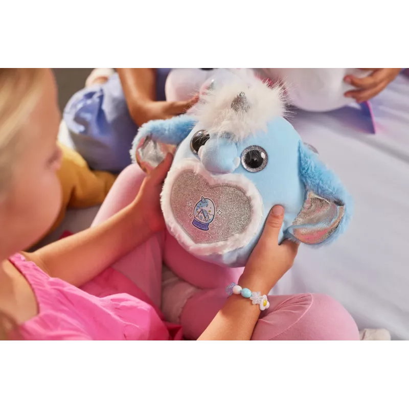 Plīša rotaļlieta Zuru Rainbocorns Eggzania Frozen Mania — dzīvnieku plīša figūriņa, daudzkrāsains, piemērots bērniem no 3 gadu vecuma