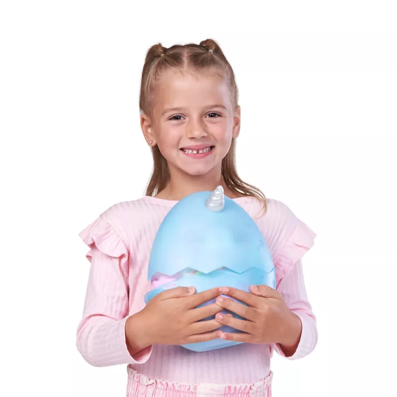 Plīša rotaļlieta Zuru Rainbocorns Eggzania Frozen Mania — dzīvnieku plīša figūriņa, daudzkrāsains, piemērots bērniem no 3 gadu vecuma
