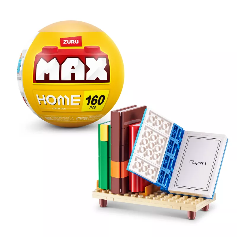 MAX Build more Premium mājas celtniecības klucīšu kolekcija, Celtniecības klucīši, 8 gadi, Plastmasa, 181 gab., 197 g
