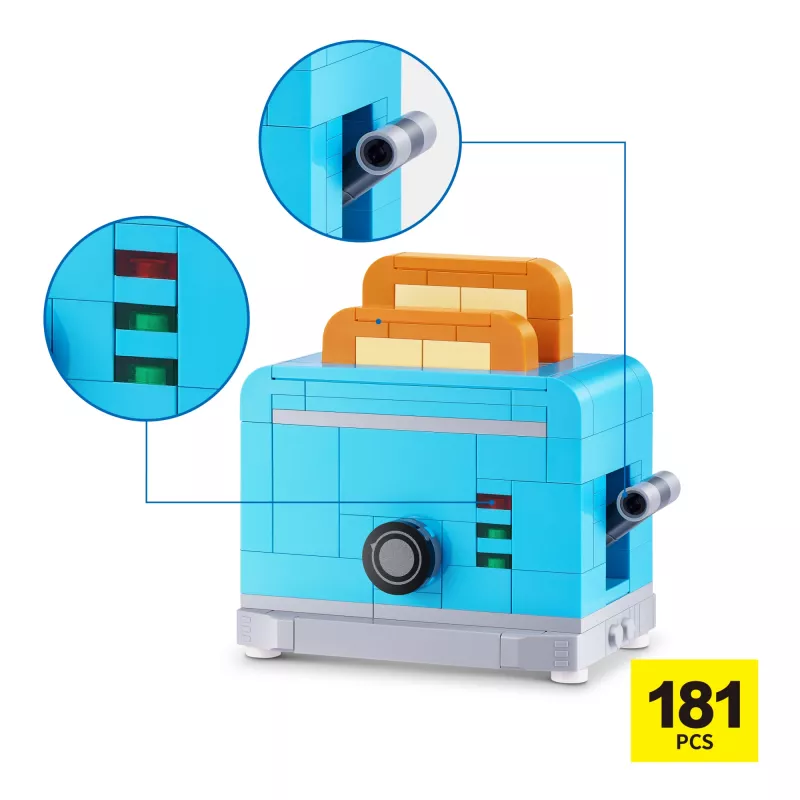 MAX Build more Premium mājas celtniecības klucīšu kolekcija, Celtniecības klucīši, 8 gadi, Plastmasa, 181 gab., 197 g