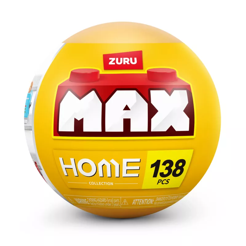 MAX Build more Premium mājas celtniecības klucīšu kolekcija, Celtniecības klucīši, 8 gadi, Plastmasa, 181 gab., 197 g