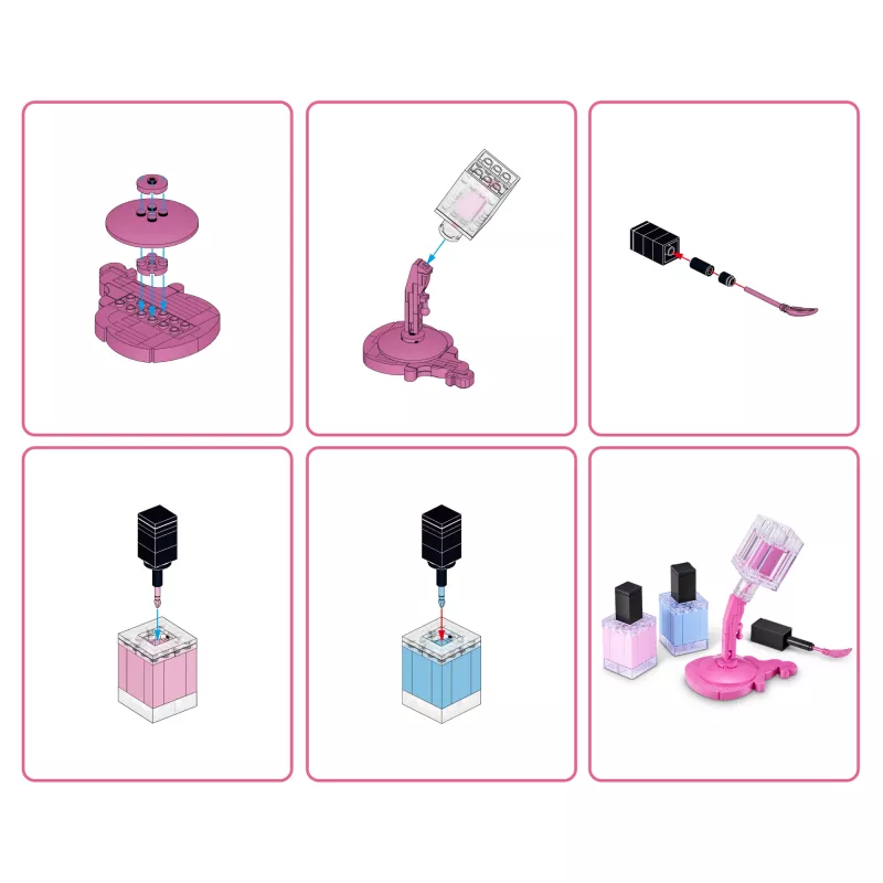 MAX Build more Premium Beauty Building Bricks Collection, Building blocks, 8 yr(s), Plastmasa, 169 gab., 197 g