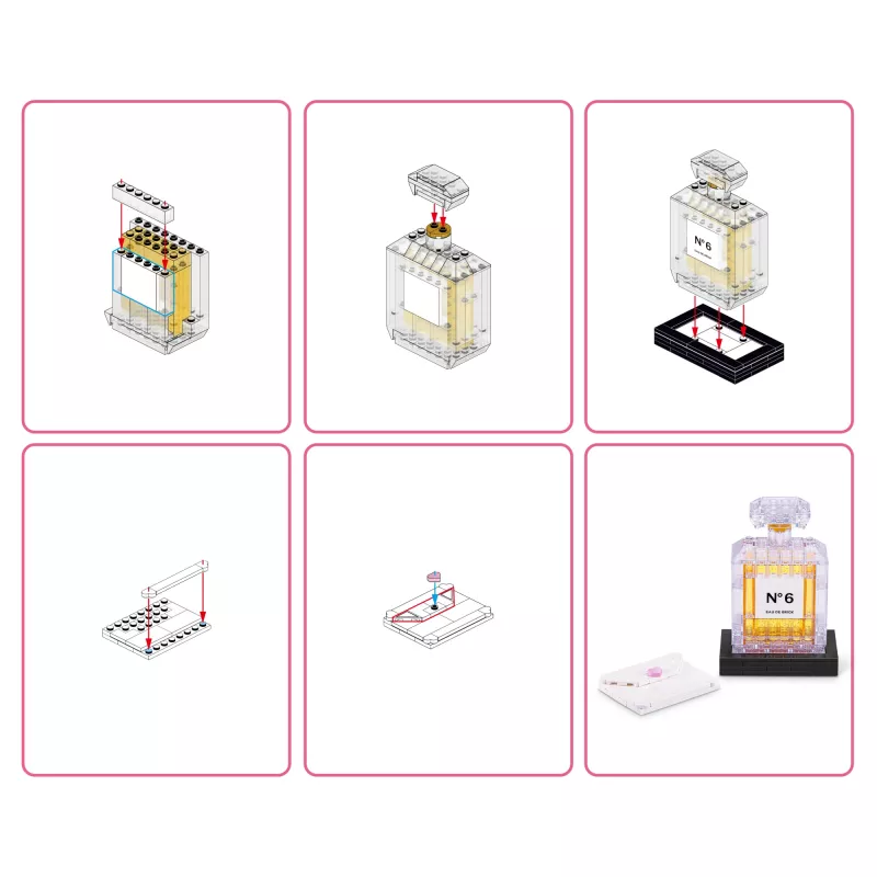 MAX Build more Premium Beauty Building Bricks Collection, Building blocks, 8 yr(s), Plastmasa, 169 gab., 197 g