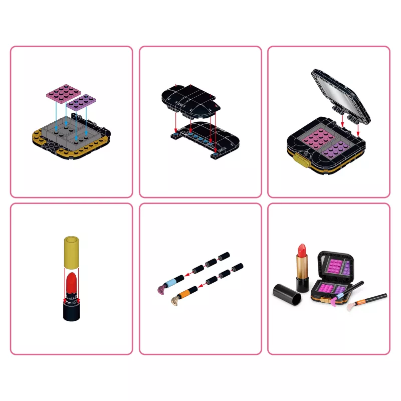 MAX Build more Premium Beauty Building Bricks Collection, Building blocks, 8 yr(s), Plastmasa, 169 gab., 197 g
