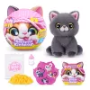 Rotaļu kaķis Zuru Pets Alive Smitten Kittens Series 2 — interaktīva skanoša rotaļlieta, piemērota no 3 gadu vecuma, AAA baterijas