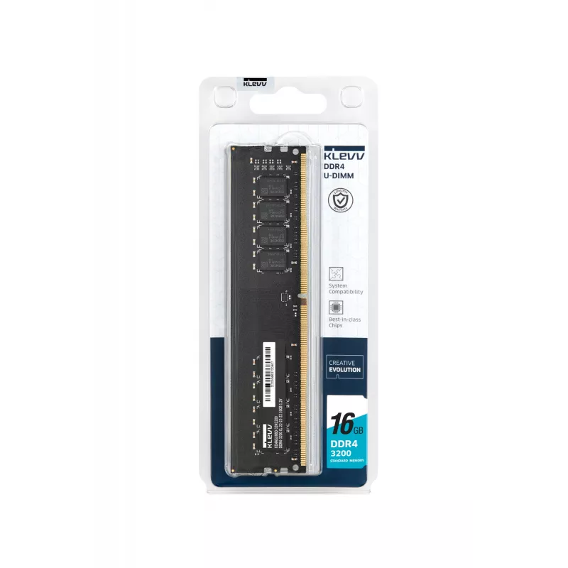Klevv U-DIMM atmiņas modulis 16 GB 1 x 16 GB DDR4 3200 MT/s 288 kontaktu DIMM